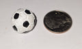 Miniature Sports Soccer Ball Plastic Painted