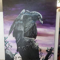 Painting Animal Raven Halloween Holiday 16x20 signed.jpg