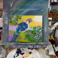 Painting Animal bird colorful bird 8x10 signed.jpg