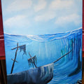 Painting Sunken Ship Ocean - 11x14 Signed.jpg