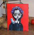Painting Red Riding Hood Nursery Rhyme Scary scene Halloween - 8x10 Signed.jpg