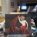 Painting Lady with Red Dress Dancing 1st place winner 16x20 signed.jpg