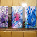 Paintings Set of 3 cows Abstract animal - Signed.jpg